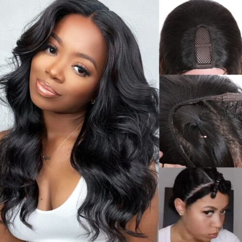 [New Year Offer] Ms Lula Glueless U-Part Wig Seamless Blend, Body Wave 100% Virgin Human Hair Wear & Go | Human Hair Wig | Lace Front